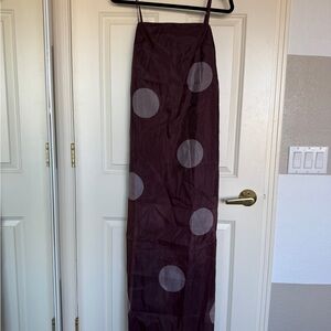 Woman’s Polka Dot Maxi Dress